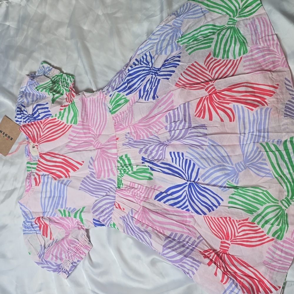 Mini Boden Madeline Woven Dress Size 3-4 Years Old NwT. - Picture 2 of 9
